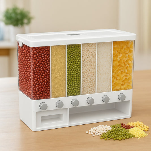 DISPENSADOR DE ALIMENTOS SECOS 6 EN 1