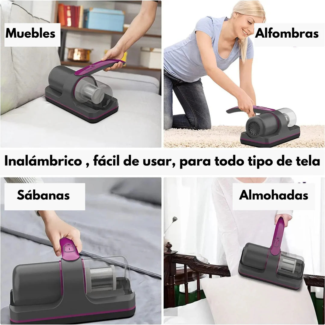 ASPIRADORA DE ACAROS MORADA